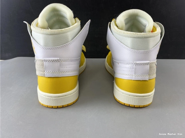 Powder Air NRG AQ0818-149 White Dark 1 Off-White Jordan x Yellow-Cone 0817